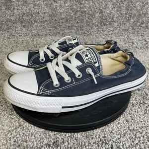 Converse Chuck Taylor Womens Shoreline Sneakers Slip-On Shoes Navy Blue Size 9